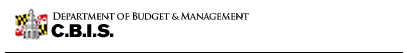 Logo for C B I S - Department of Budget Management